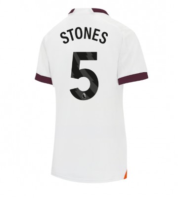 Manchester City John Stones #5 Replica Away Stadium Shirt for Women 2023-24 Short Sleeve